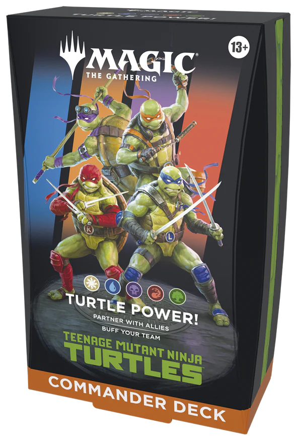 MTG - UNIVERSES BEYOND: TEENAGE MUTANT NINJA TURTLES - COMMANDER DECK - TURTLE POWER!