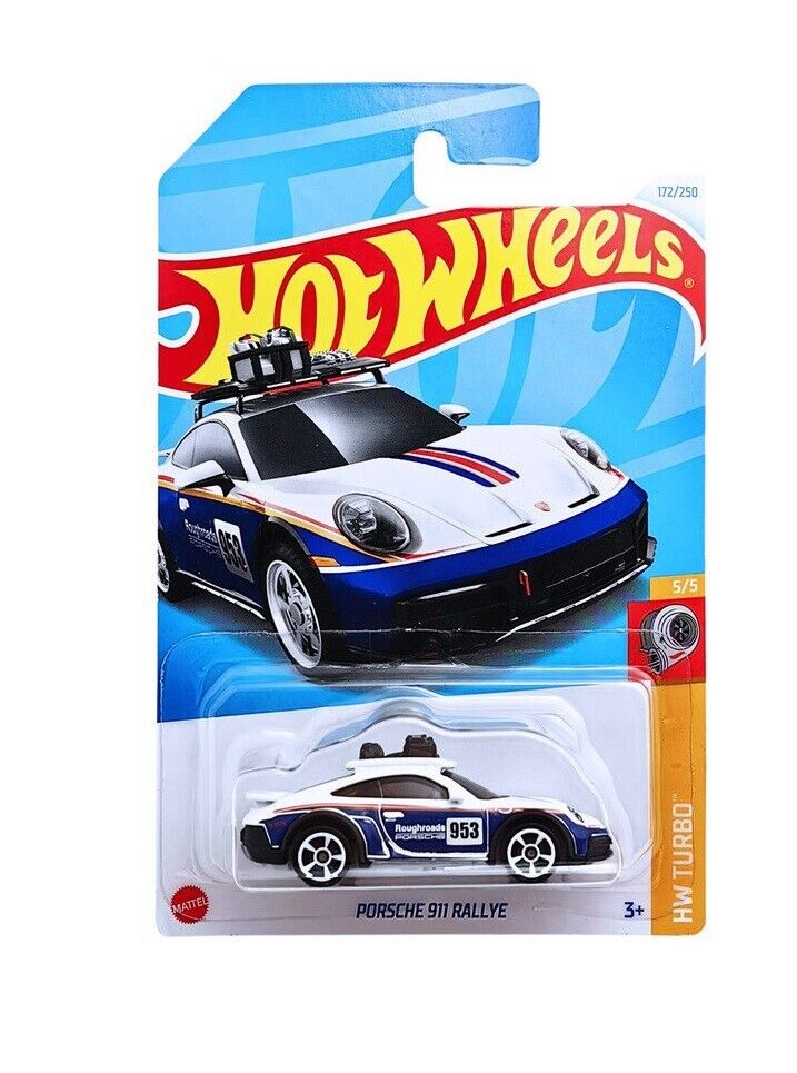 Hot Wheels Porsche 911 Rally HW Turbo 5/5 Diecast Toy Car