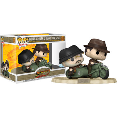 Funko Pop! Rides Indiana Jones & Henry Jones Sr #118 Deluxe Amazon Exclusive
