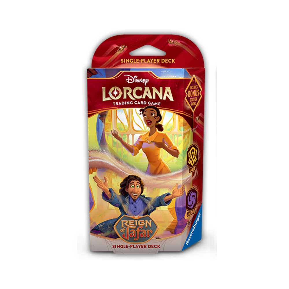 Disney Lorcana - Reign of Jafar - Starter Deck - Tiana/Bruno Madrigal (Amber/Amethyst)