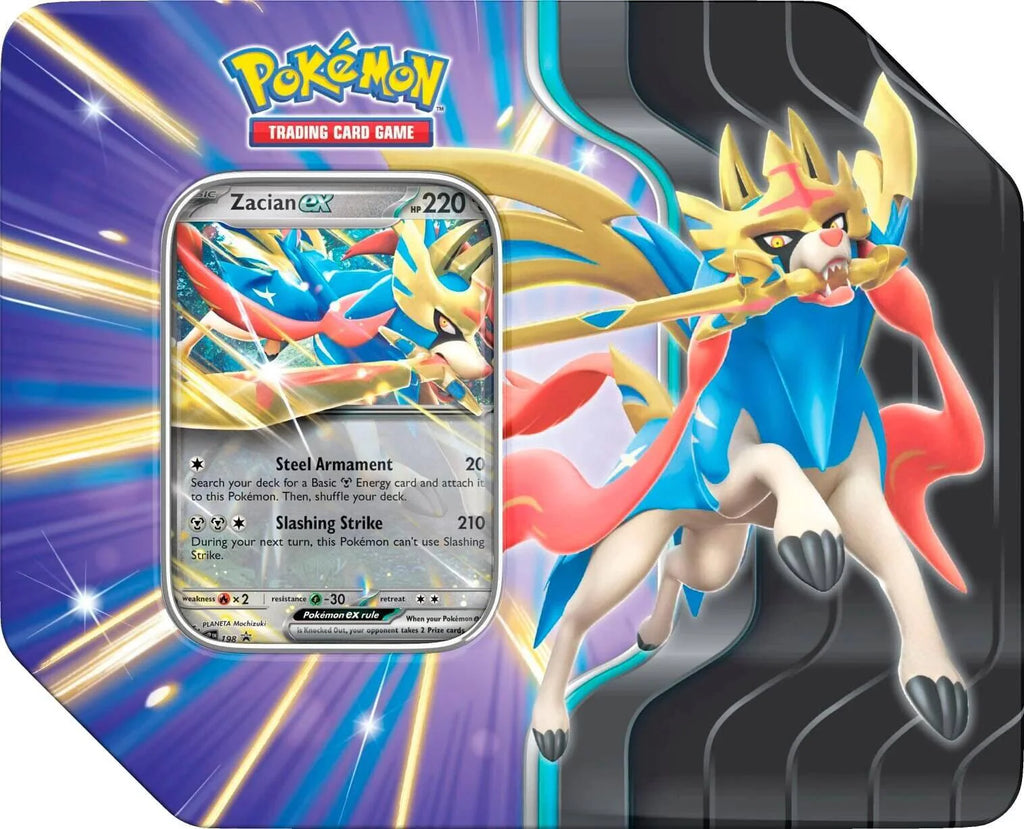 Pokemon - Scarlet & Violet - Slashing Legends Tin - Zacian/Koraidon