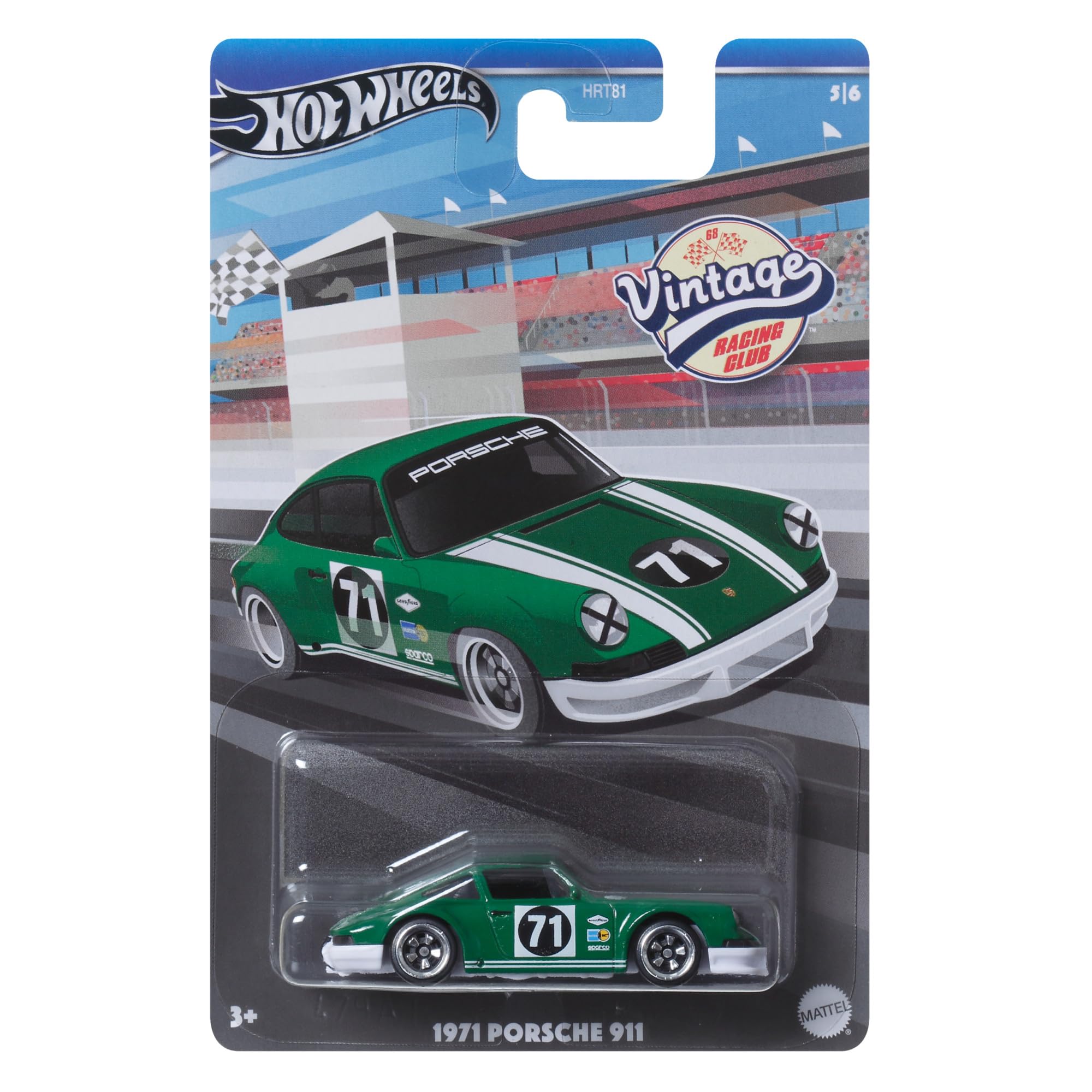 Hot Wheels Silver Label Vintage Racing Club #5 1971 Porsche 911