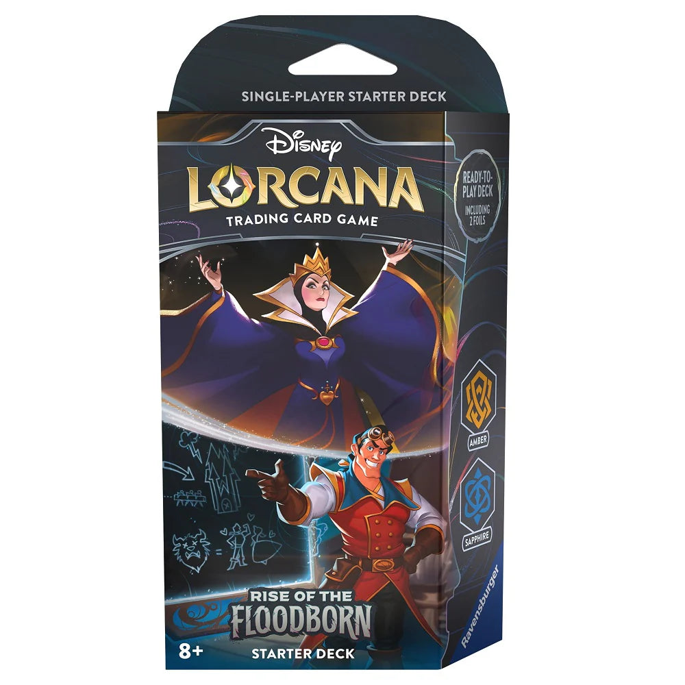 Disney Lorcana - Rise of the Floodborn Starter Deck - Tactical Teamwork (The Queen/Gaston)