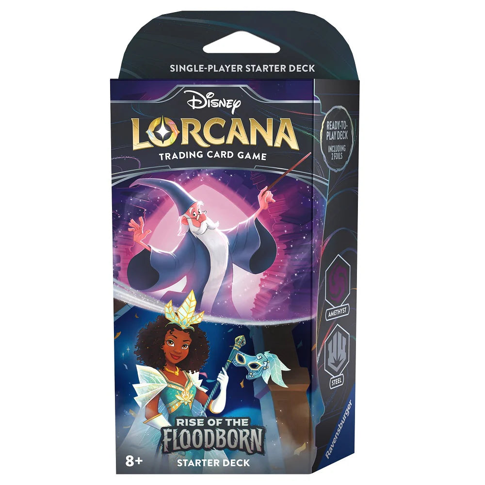 Disney Lorcana - Rise of the Floodborn Starter Deck - Might and Magic (Merlin/Tiana)