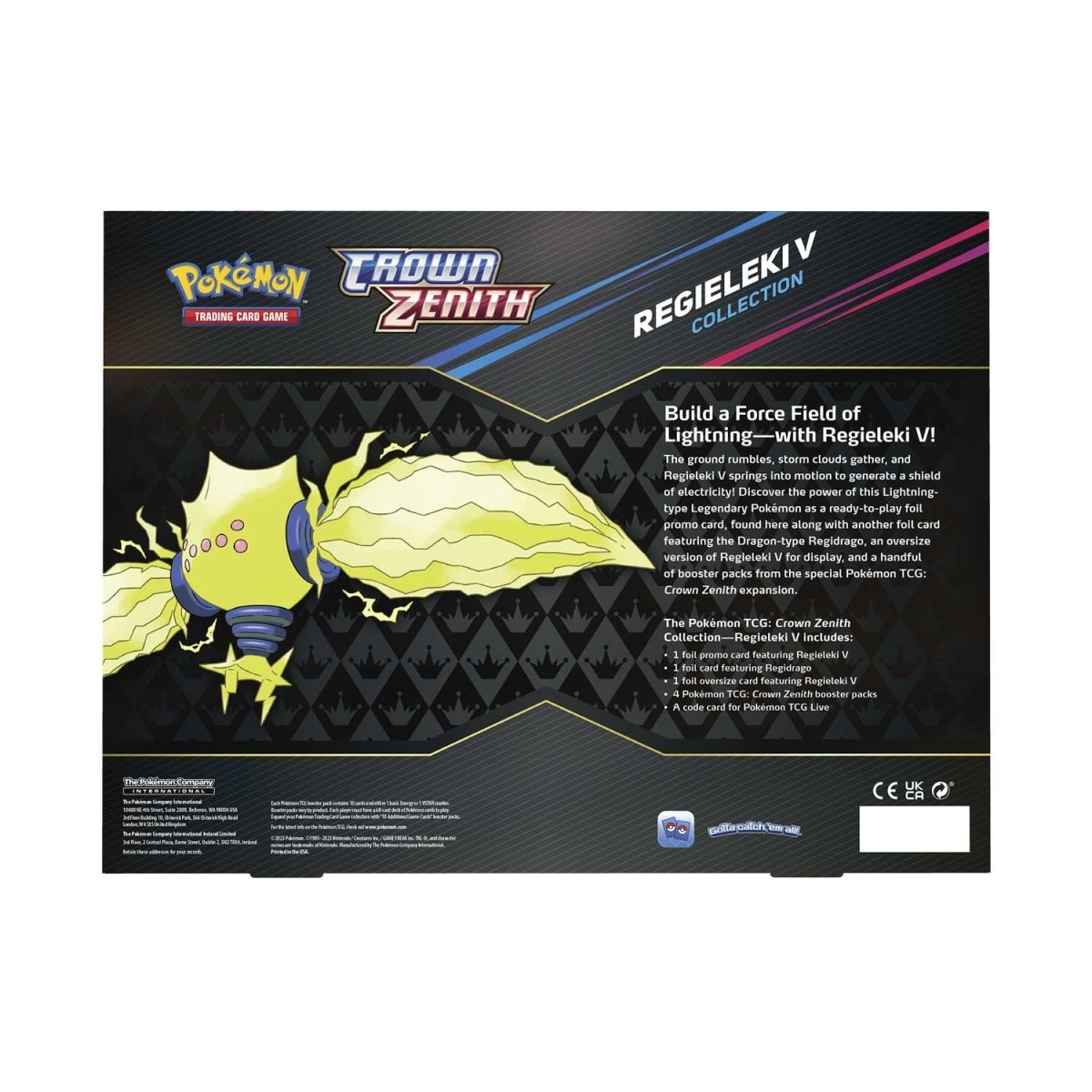 Pokemon - Sword & Shield - Crown Zenith Regieleki V Collection