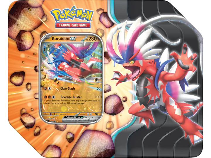 Pokemon - Scarlet & Violet - Slashing Legends Tin - Zacian/Koraidon