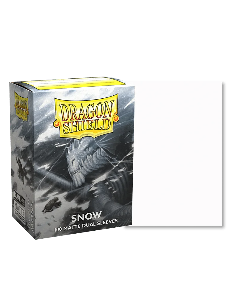Dragon Shield - 100CT Standard Size - Snow - Dual Matte
