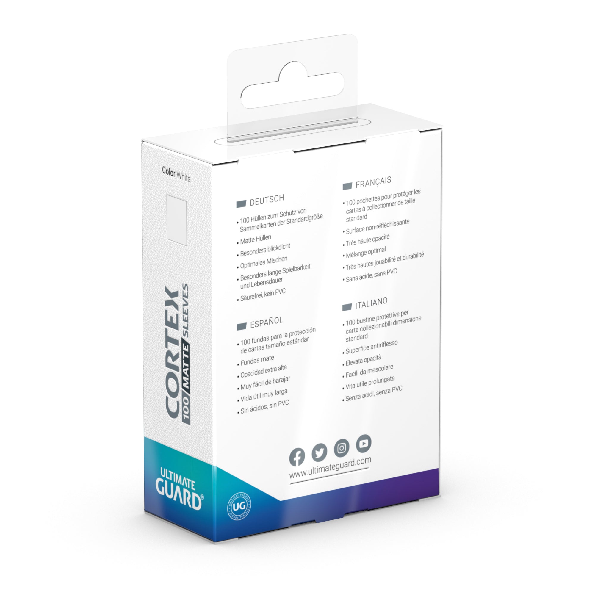 Ultimate Guard - Cortex Sleeves - White