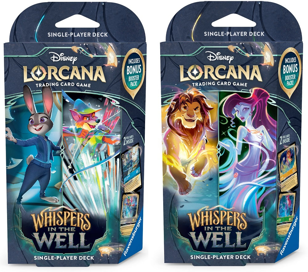 Disney Lorcana - Whispers in the Well - Starter Deck - On the Case - (Judy/Robin Hood)