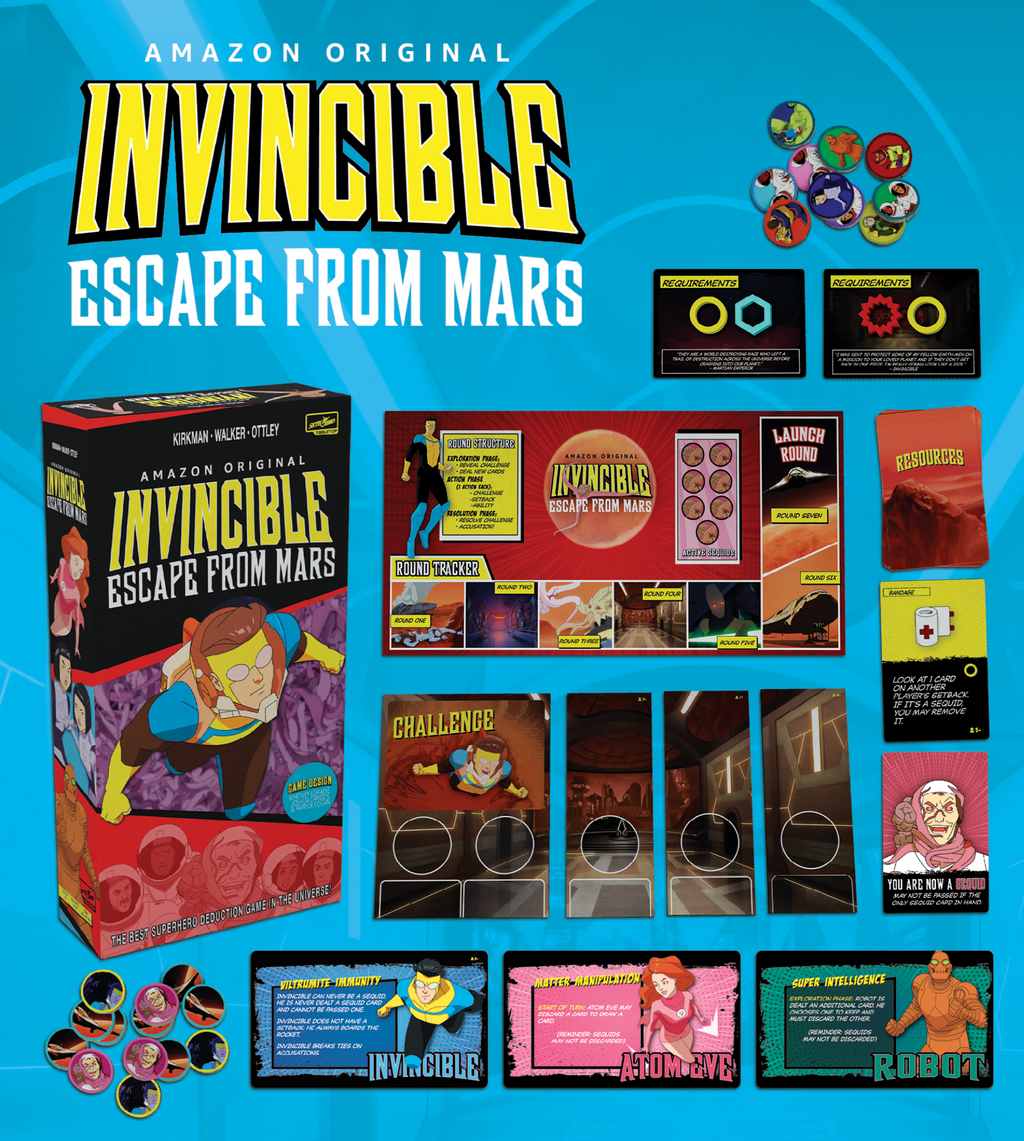 Invincible - Tabletop Game - Escape From Mars