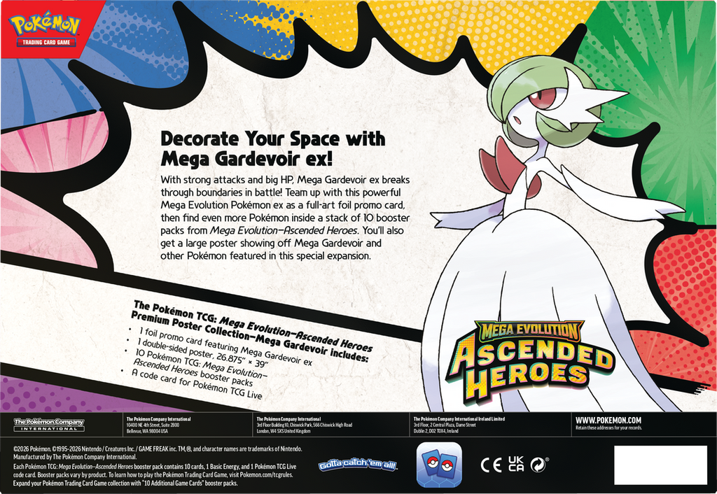 Pokemon - Mega Evolutions - Ascended Heroes - Premium Poster Collection