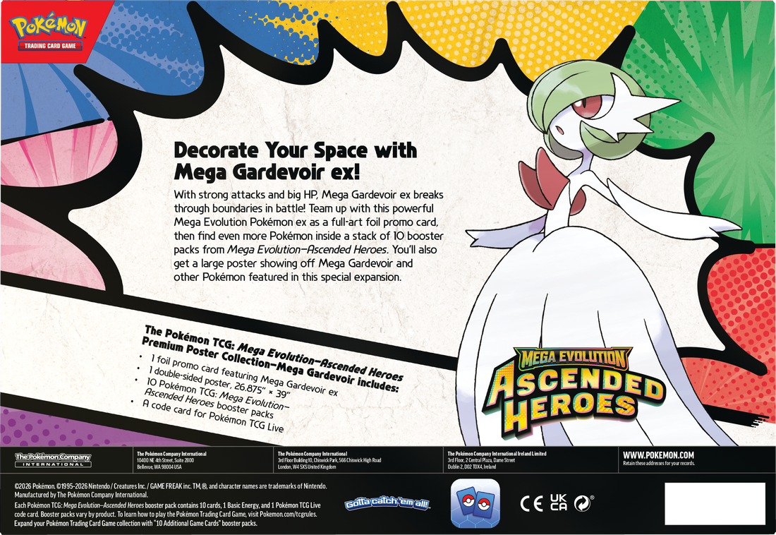 Pokemon - Mega Evolutions - Ascended Heroes - Premium Poster Collection
