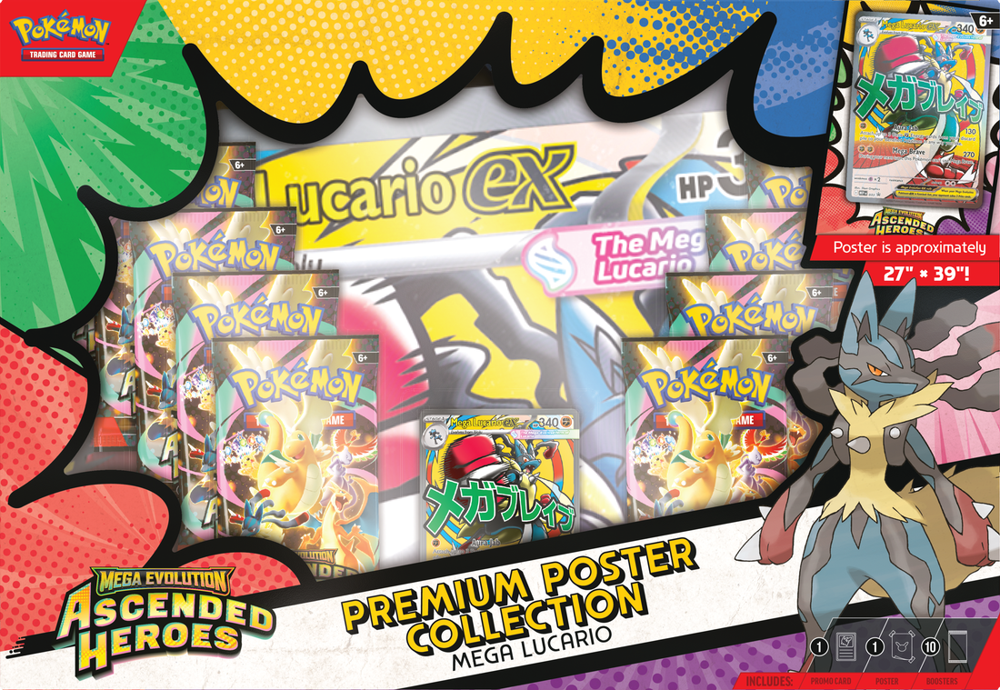 Pokemon - Mega Evolutions - Ascended Heroes - Premium Poster Collection