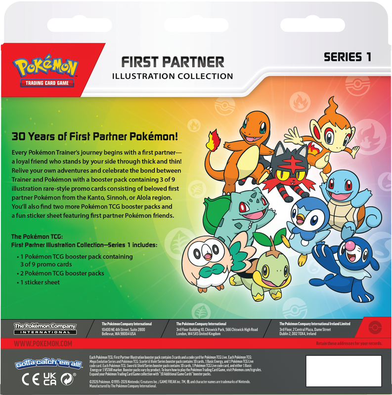Pokemon - Mega Evolutions - First Partner Illustration Collection (Series 1)