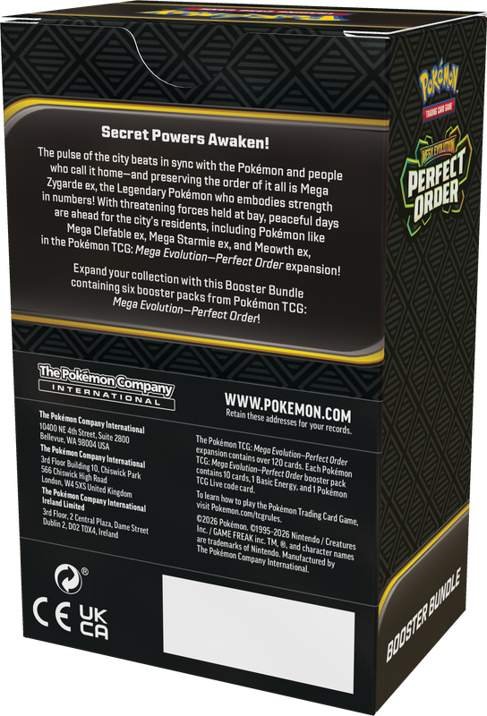Pokemon - Mega Evolutions - Perfect Order - Booster Bundle
