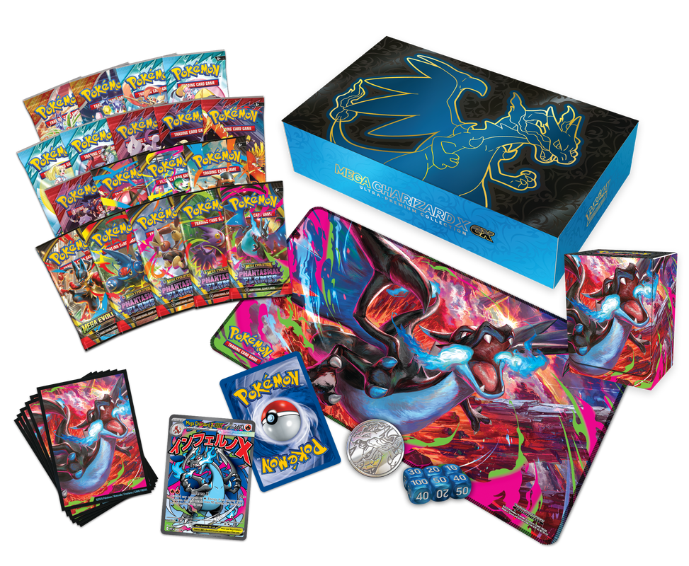 Pokemon - Mega Evolutions - Charizard X EX - Ultra Premium Collection