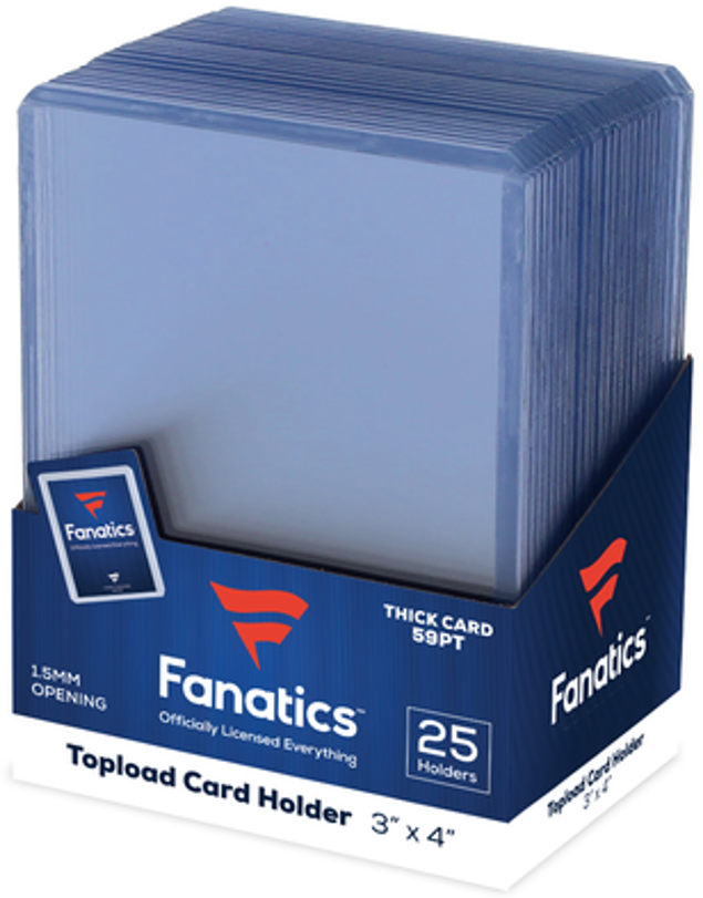 Fanatics - 3"x4" Regular Toploader