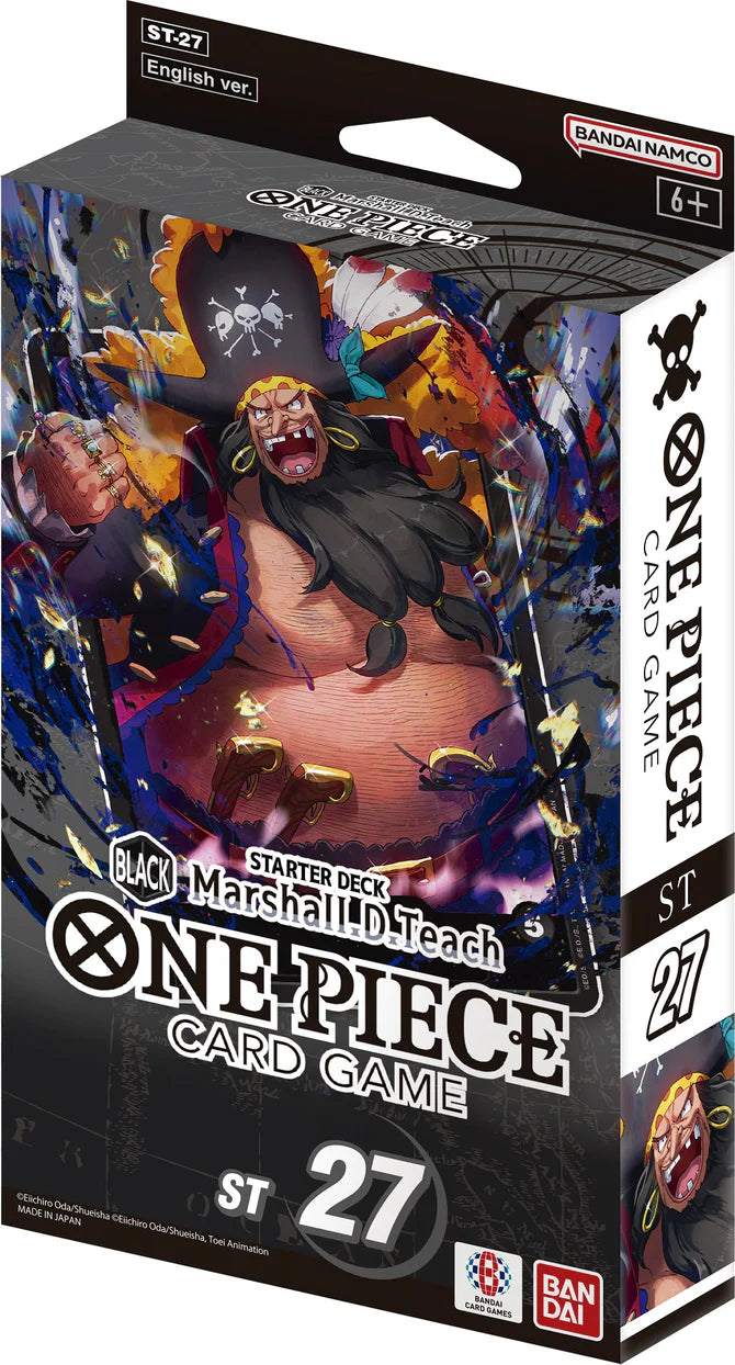 One Piece - ST27 Starter Deck - Marshall.D.Teach (Black)