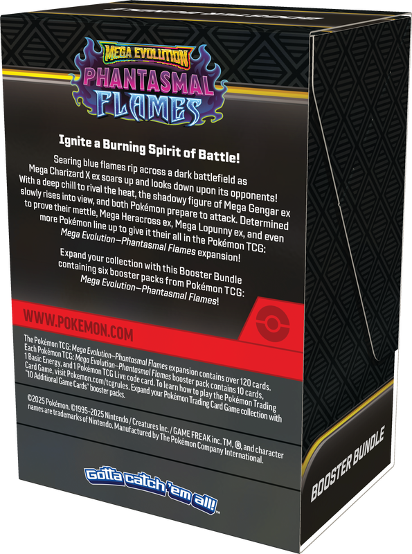 Pokemon - Mega Evolutions - Phantasmal Flames - Booster Bundle