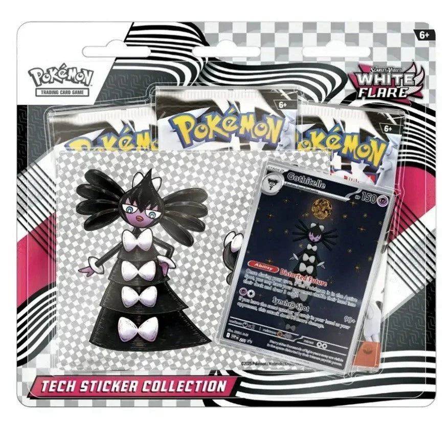 Pokemon - Scarlet & Violet - White Flare Tech Sticker Collection