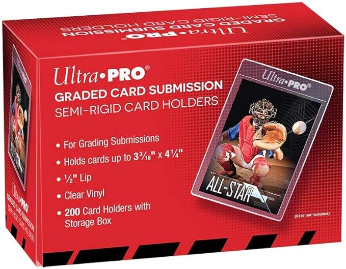 Ultra Pro - Semi Rigid Card Holders - Graded Card Submission