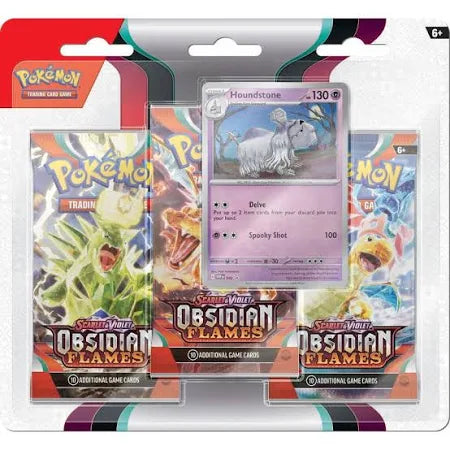 Pokemon - Scarlet & Violet - Obsidian Flames - 3 Pack Blister