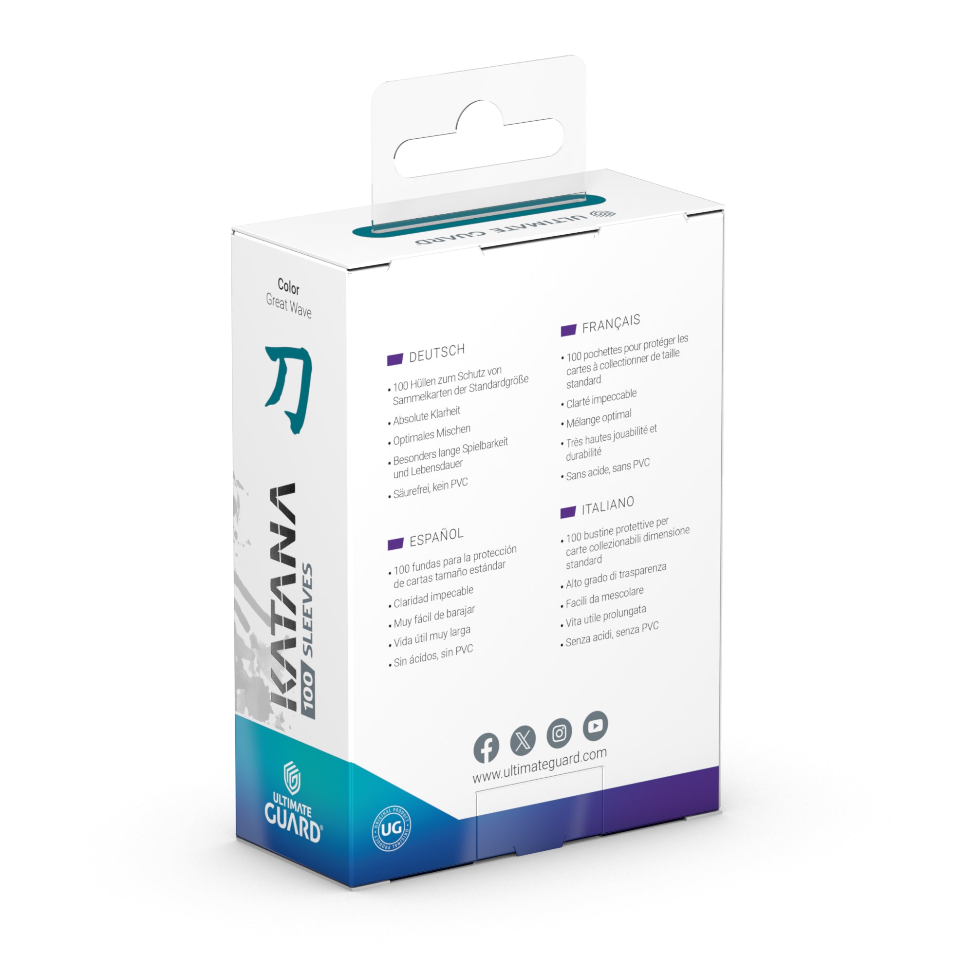 Ultimate Guard - Katana Sleeves - Great Wave